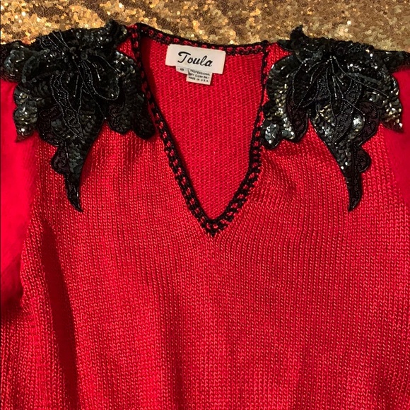 Toula Sweater Skirt set sz 8 Vintage - Picture 4 of 8